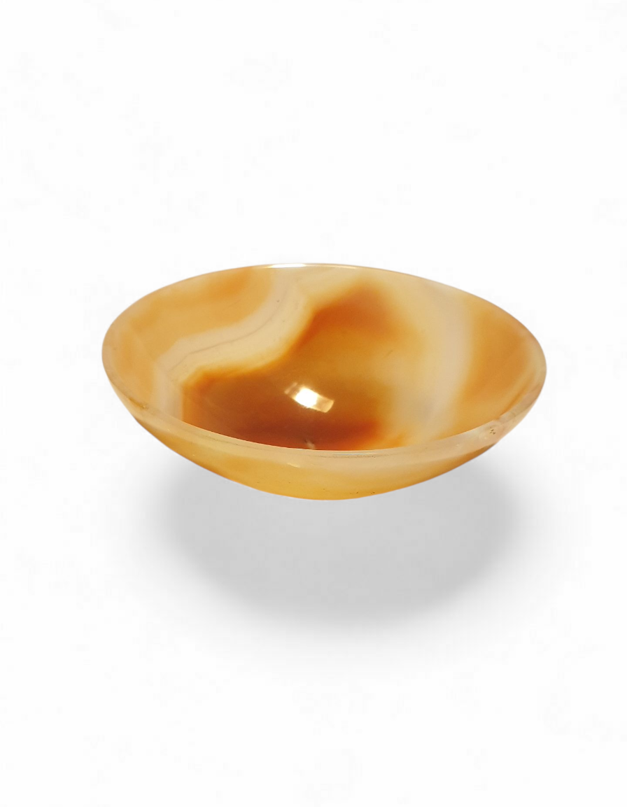 Koi agate bowl